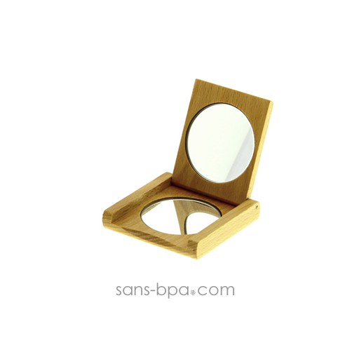 Miroir de poche bois - Anaé Miroir de poche bois - Anaé