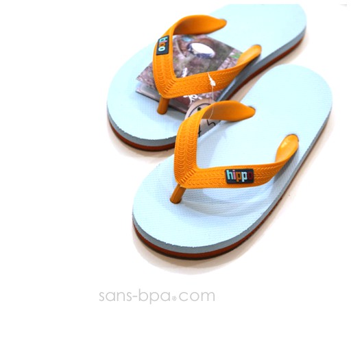 Tongs naturelles Kids LIGHT BLUE ORANGE Tongs naturelles Kids LIGHT BLUE ORANGE