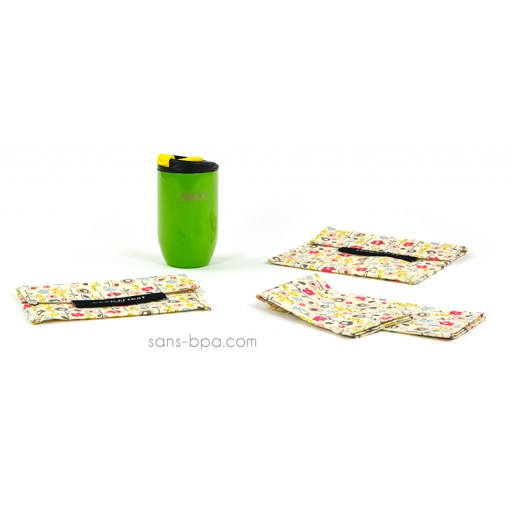 Pack Tasse isolée 240ml Doppio Vert brillant + Bundles Bloom Pack Tasse isolée 240ml Doppio Vert brillant + Bundles Bloom