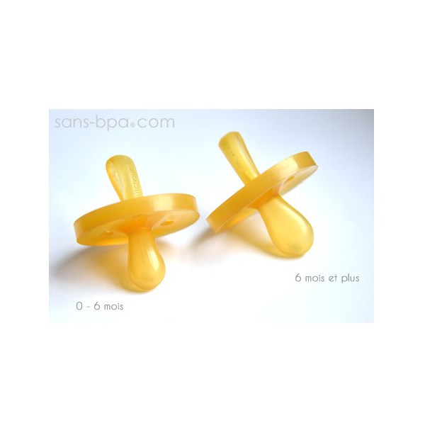 Tétine bébé allaité Caoutchouc 6MOIS+