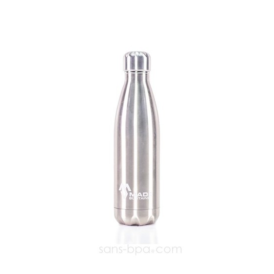 Bouteille isotherme 100% inox 500ml - Made Sustained