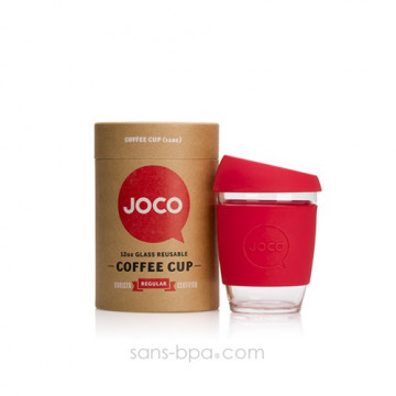 Joco Cup tasse à emporter en verre - Rouge