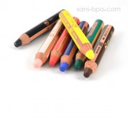 Crayon marqueur bois 3 en 1