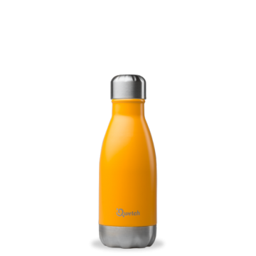 Bouteille isotherme inox 260 ml - ORANGE - QWETCH