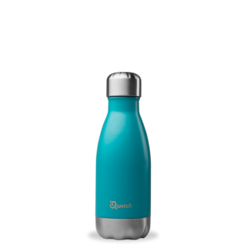 Bouteille isotherme inox 260 ml - TURQUOISE - QWETCH
