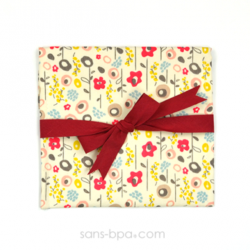 Pochette Cadeau BLOOM - ruban Rouge