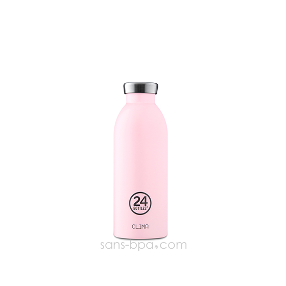 Bouteille inox isotherme 500ml - CLIMAT Candy Pink