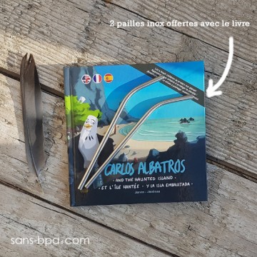 Livre pour enfant - Carlos Albatros & l'île hantée - JARVIN JAUDEAU