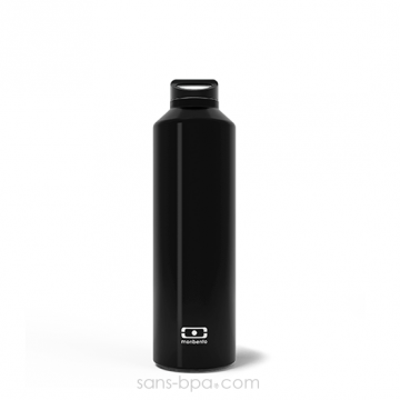 Bouteille isotherme avec infuseur amovible 500 ml - Inox BLACK