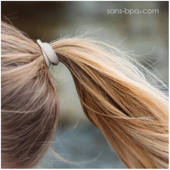 5 élastiques à cheveux BIO zéro plastique - Blond | Sans BPA