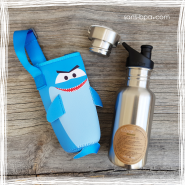 Kit gourde nomade 500ml Joli Monde - Requin