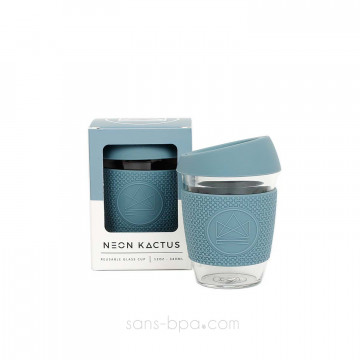 Tasse verre nomade 340ml - BLEU