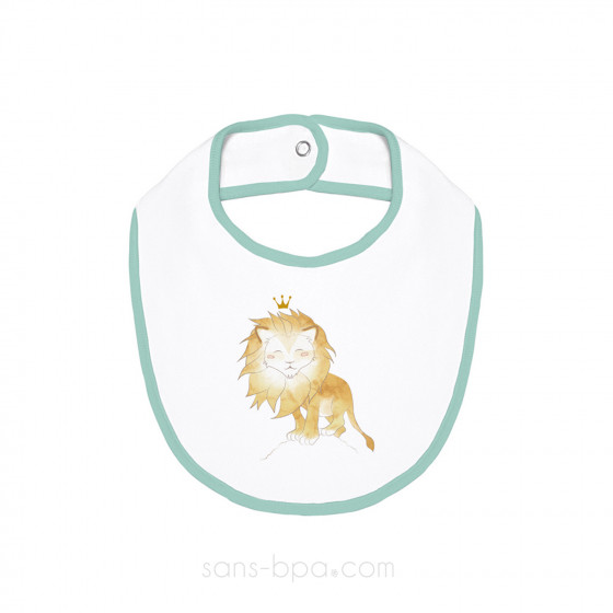 Bavoir coton BIO - LION