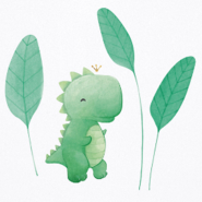 Bavoir coton BIO - DINO