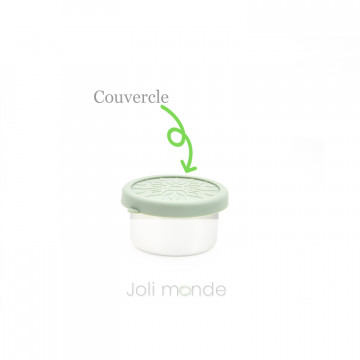 Couvercle de rechange pour boite Quadrio Mini - Little green - Joli Monde