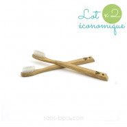 Lot 2 brosses à dents bambou Modèle Kid