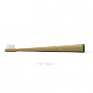 Brosse à dents bambou - CONICOLOR - Kaki
