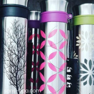 Gourde inox 500 ml & son bouchon sport cadeau . ARBRE . ENVIROSAX