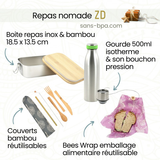 Coffret Repas nomade - Zéro Déchet