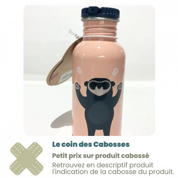 Cabosse - Gourde inox 500 ml - Ourson pêche - Blafre