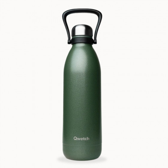 Bouteille inox isotherme 1.5 L - Titan Roc Vert - QWETCH