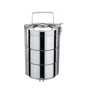 Tiffin tout inox 3 étages isotherme - ONYX