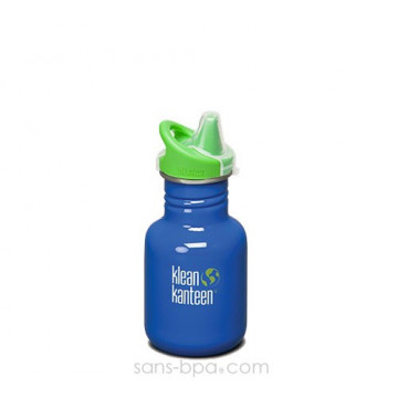 KID KANTEEN - BLUE LAGOON Gourde anti-Fuite inox 355 ml - INOX - KLEAN KANTEEN