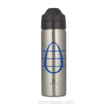 Gourde inox isotherme anti-fuite Cocoon 600 ml - Blue Cocoon - Ecococoon