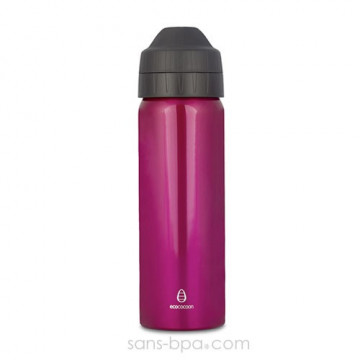 Gourde inox isotherme anti-fuite Cocoon 600 ml - Pink - Ecococoon