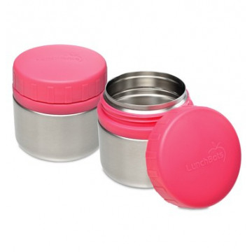 2 Ptits Pots inox ROUGE