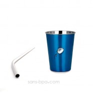 Verre Dress Up & sa paille inox