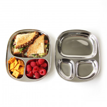 Plateau repas inox Kids